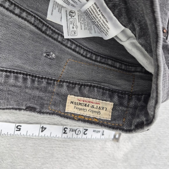 541 38x30 Levis Premium Athletic Taper Mens Grey Stretch Jeans Casual Dress - Picture 7 of 11